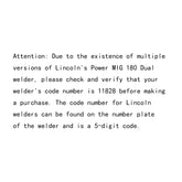 10 ft Spool Gun w/ Bonus Kit fit Lincoln Power MIG 180 Dual PowerMig 180Dual 11828 Welder